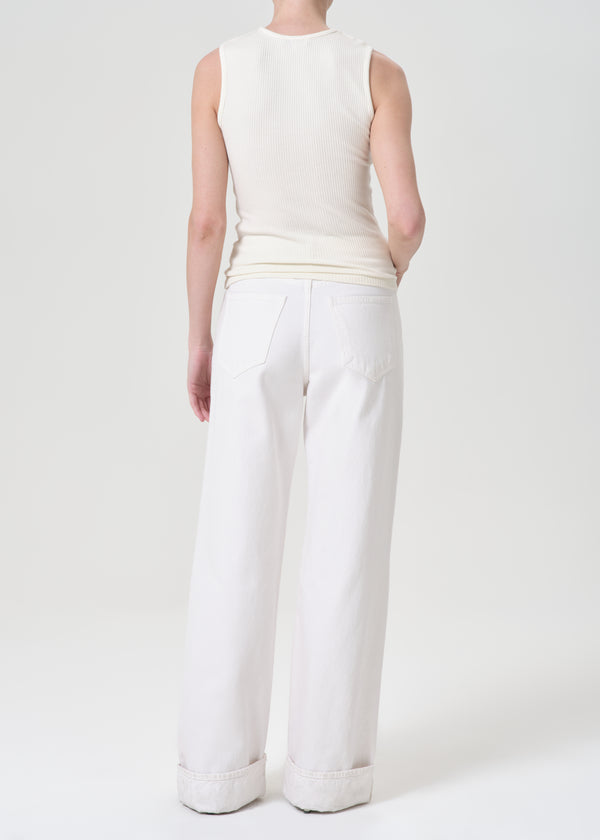 A Gold E Dame High Rise Wide Leg Fortune Cookie