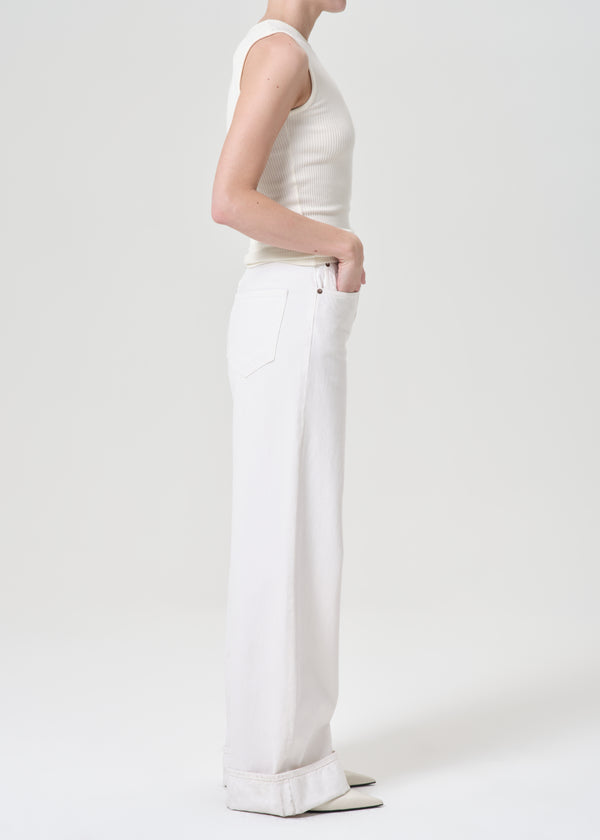 A Gold E Dame High Rise Wide Leg Fortune Cookie