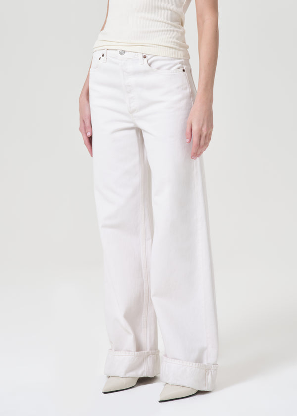 A Gold E Dame High Rise Wide Leg Fortune Cookie