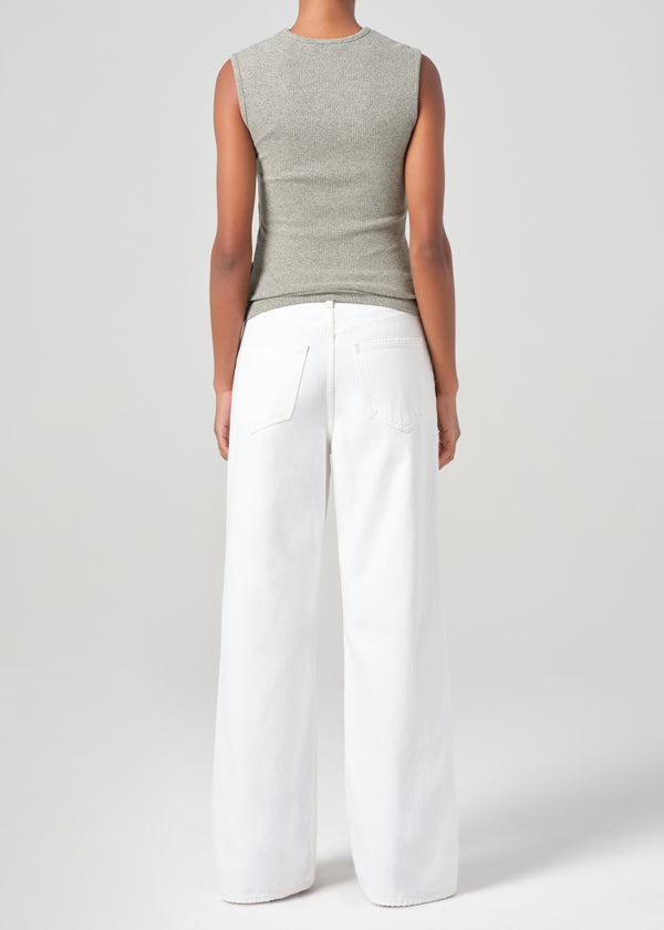 A Gold E Dame High Rise Wide Leg No Cuff Milkshake