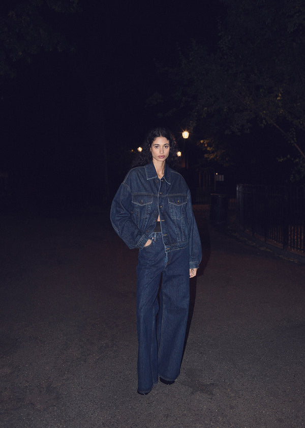 A Gold E Dame High Rise Wide Leg No Cuff Pendulum