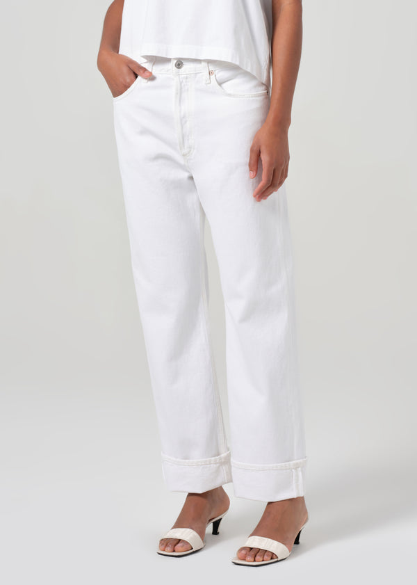 A Gold E Fran Low Slung Straight Milkshake