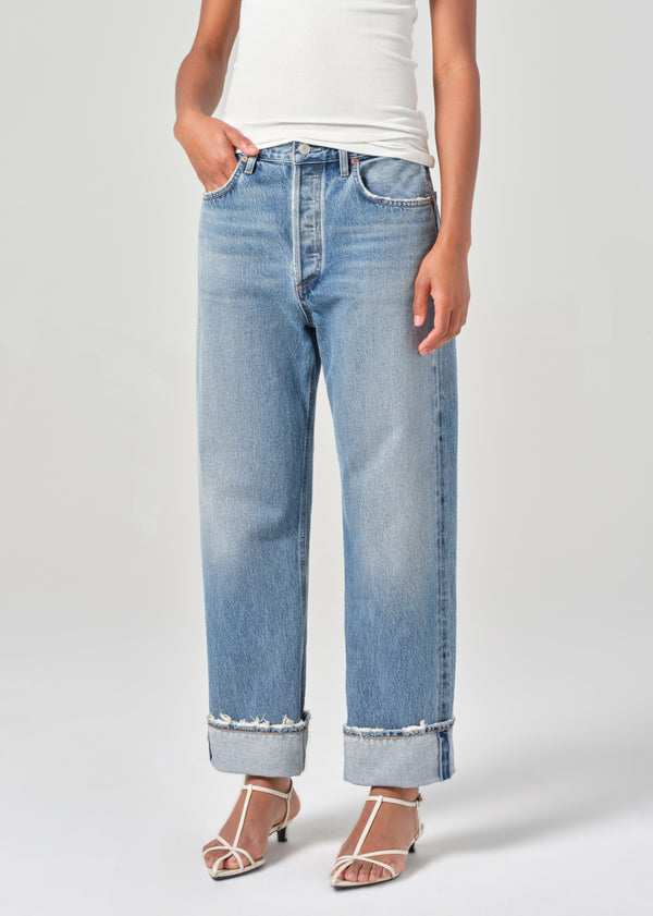 A Gold E Fran Low Slung Straight Reign