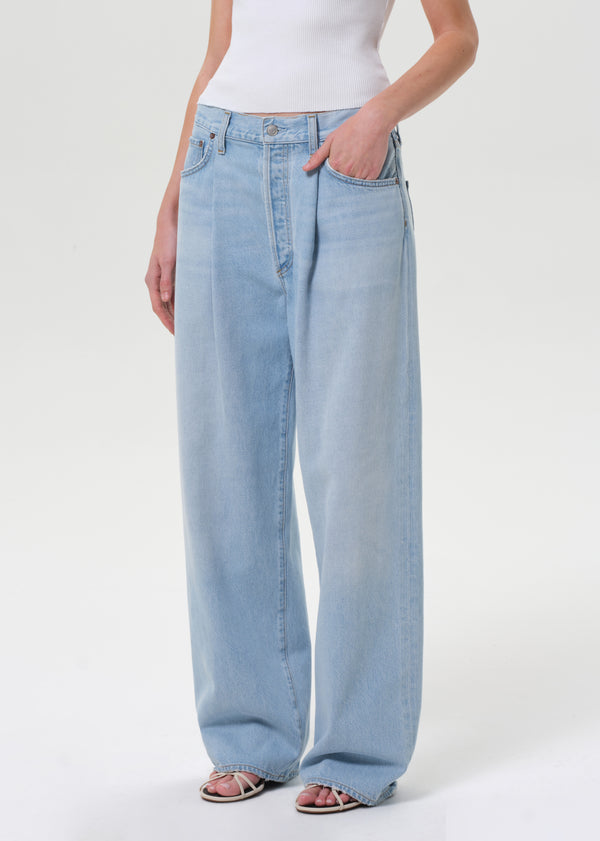 A Gold E Franka Pleat Baggy Scope