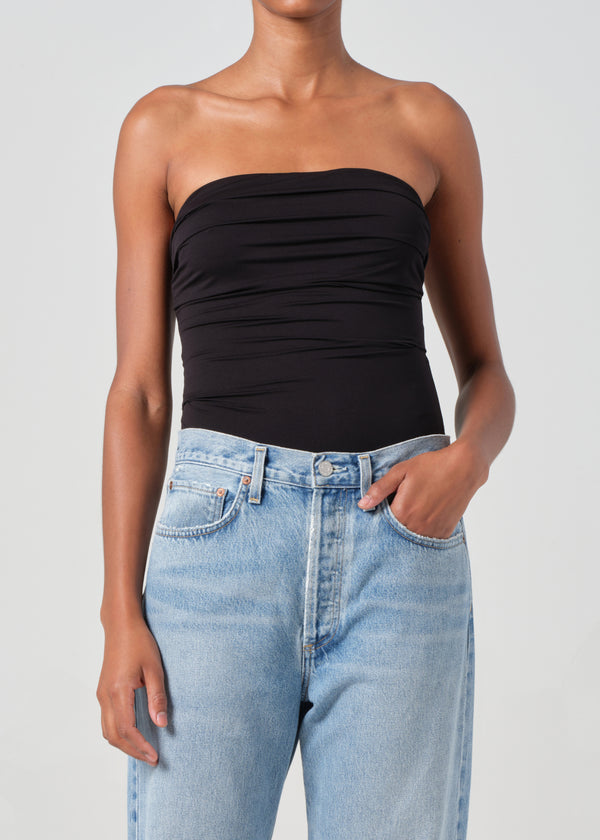 a gold e Gwyneth Bodysuit Black