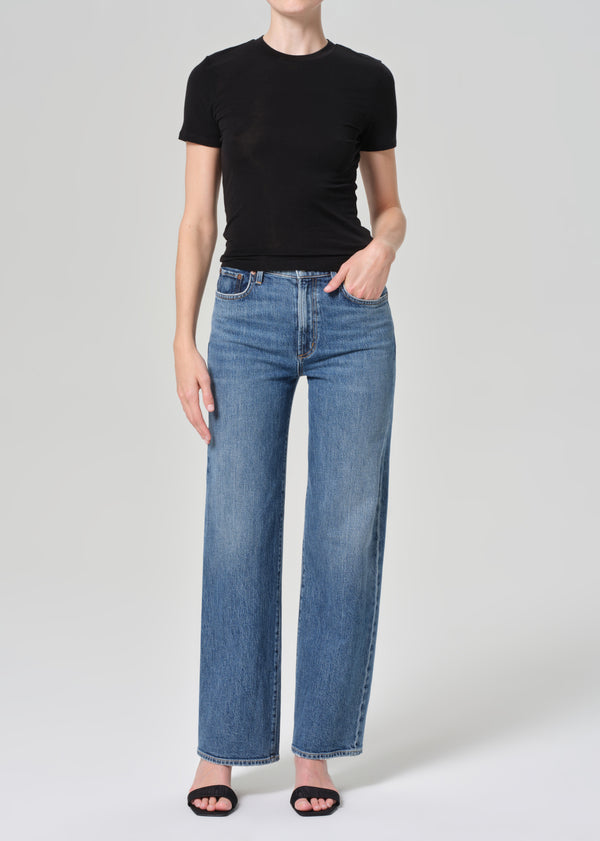 a gold e Harper Straight Jean (Stretch) Fix