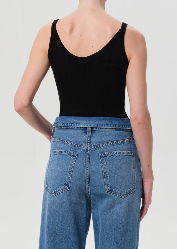 A Gold E Jordan Tank Black