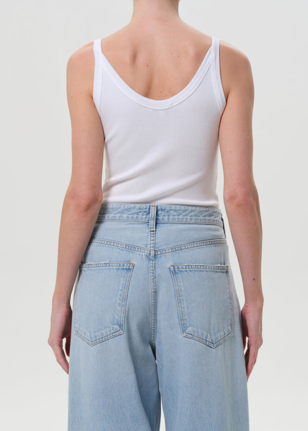 A Gold E Jordan Tank White