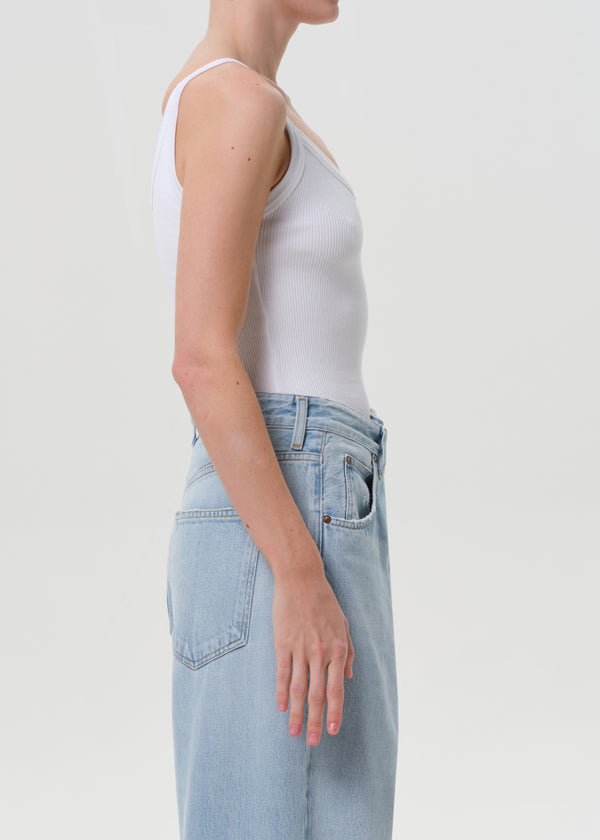 A Gold E Jordan Tank White