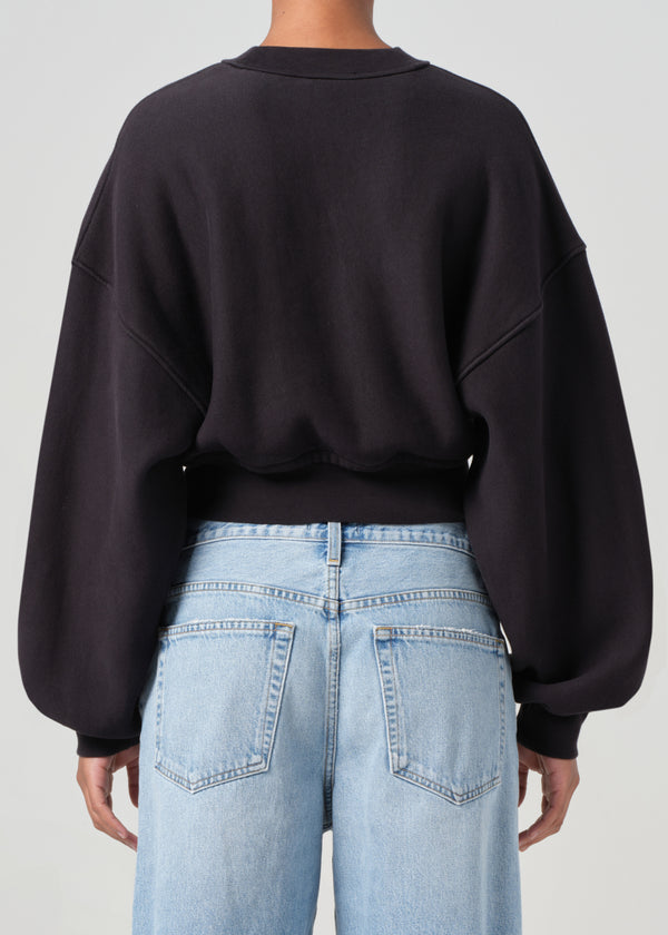 A Gold E Kit Sweatshirt Washed Black