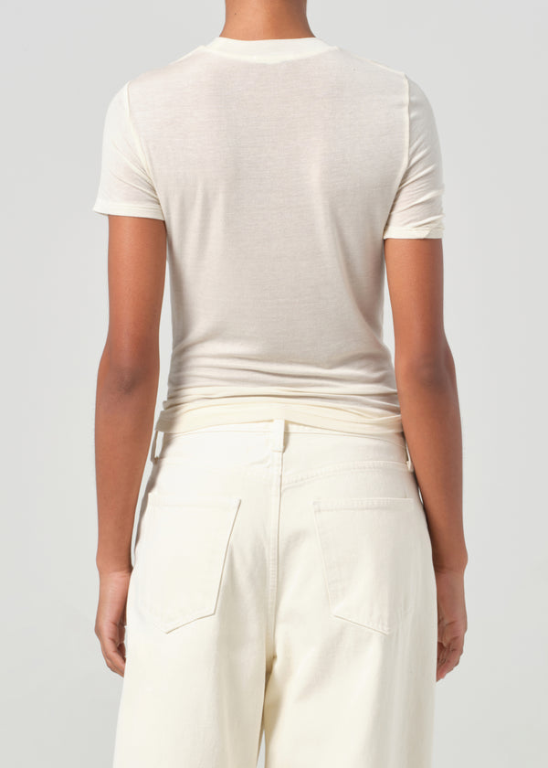 A Gold E Lissa Tee Oat Milk