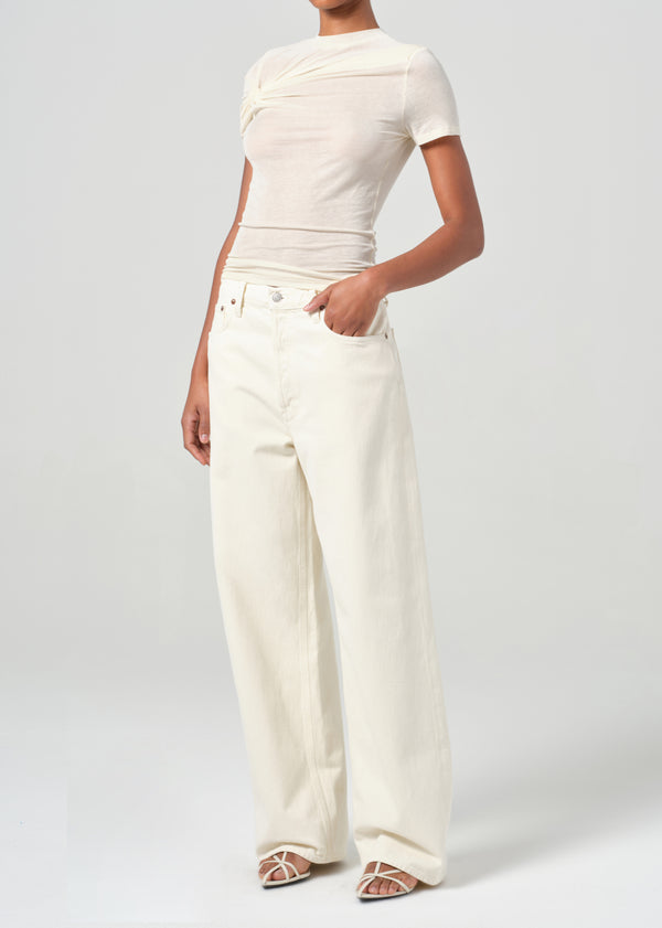 A Gold E Lissa Tee Oat Milk