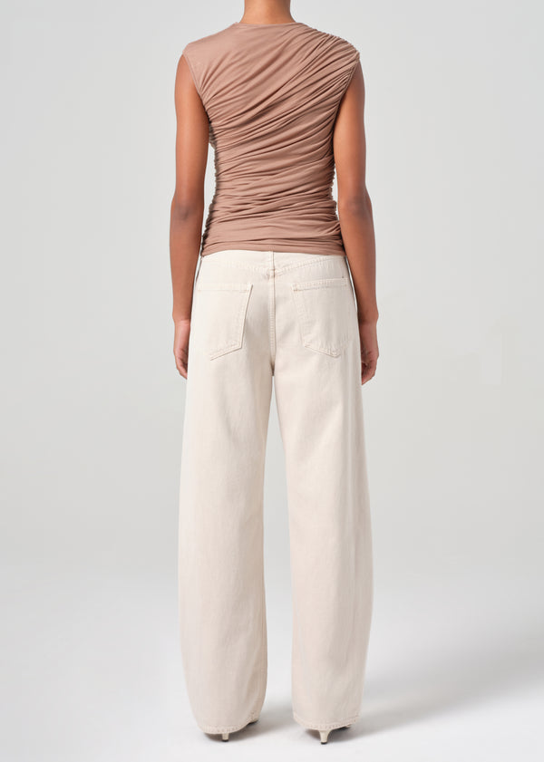 A Gold E Low Curve Jean Scone