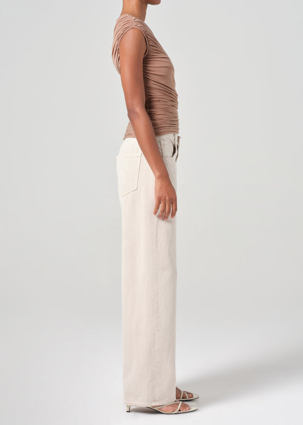 A Gold E Low Curve Jean Scone