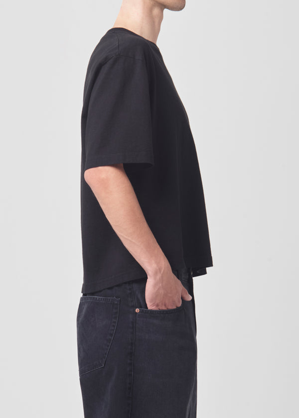 A Gold E Marr Tee Black