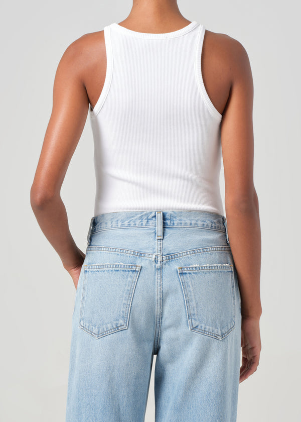 A Gold E Rayne Tank White