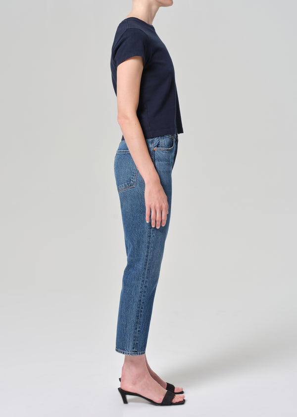 A Gold E Riley High Rise Straight Crop Control