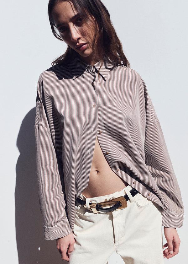 A Gold E Roux Shirt Jakarta Stripe