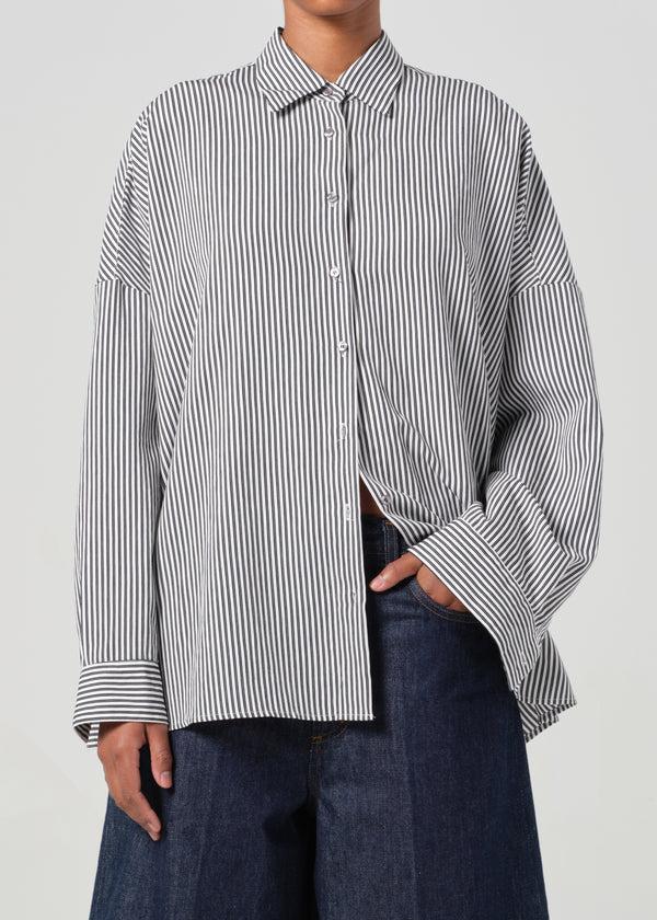 a gold e Roux Shirt Solene Stripe