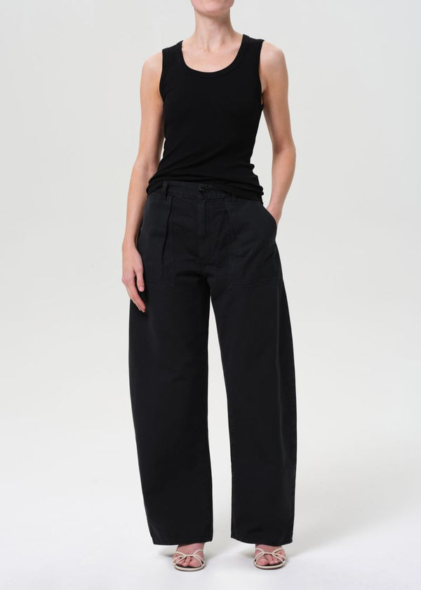 a gold e Sefton Pant Washed Black