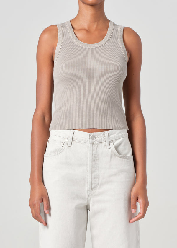 a gold e Shrunken Poppy Tank Drab