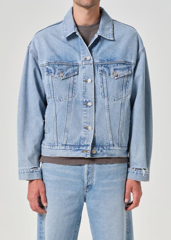 A Gold E Stefano Jean Jacket Force