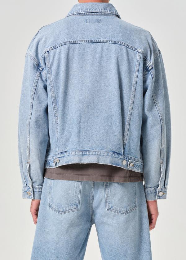 A Gold E Stefano Jean Jacket Force