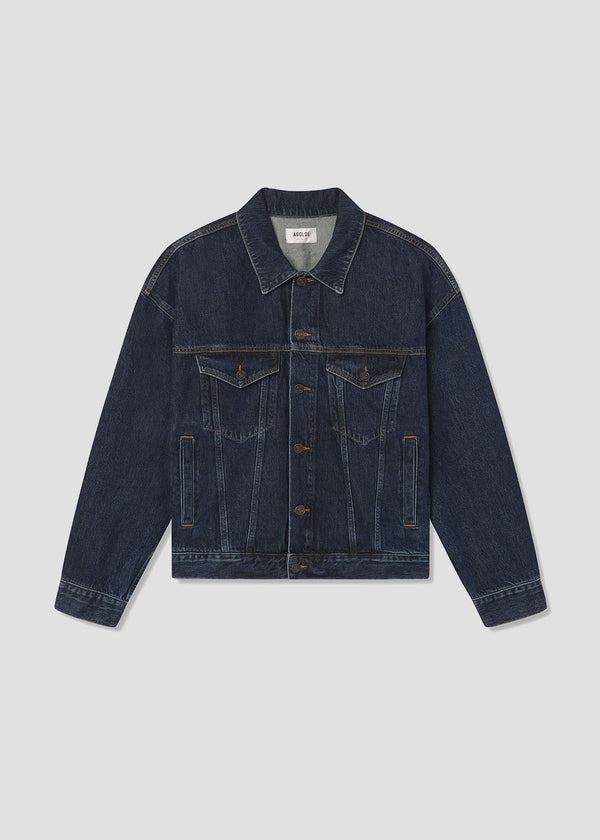 a gold e Stefano Jean Jacket Pendulum