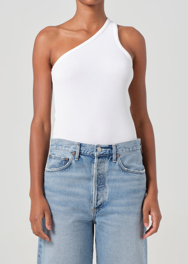 a gold e Verica Tank White