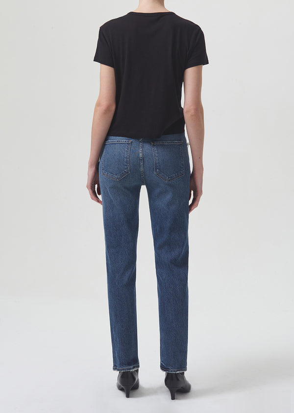 A Gold E Riley Long High Rise Straight (Stretch) Pose