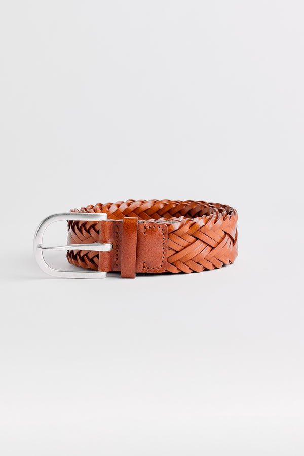 a kind of guise BRAIDED LEATHER BELT