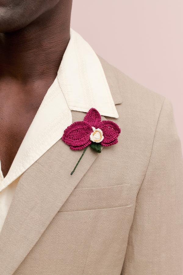 a kind of guise CROCHETED BROOCH