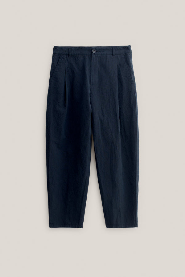 a kind of guise FOLDED WIDE TROUSERS