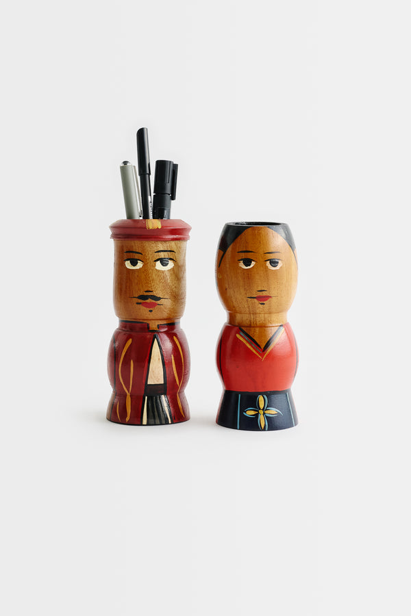a kind of guise Kandyan Pen Holders Couple