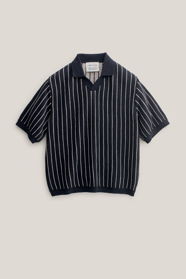 a kind of guise MAHUA KNIT POLO