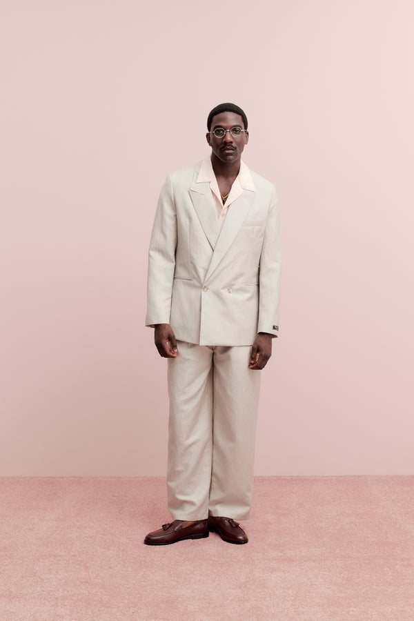 a kind of guise RELAXED DOUBLE BUTTONED BLAZER