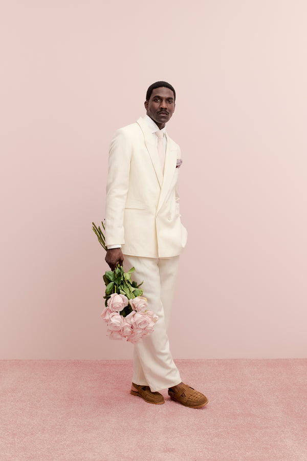 a kind of guise RELAXED DOUBLE BUTTONED BLAZER