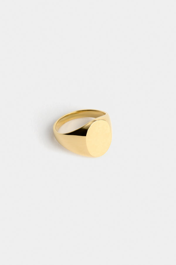 a kind of guise SIGNET RING SOLID GOLD