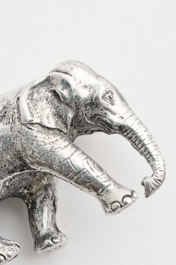 A Kind Of Guise Silver Elephant Figurine