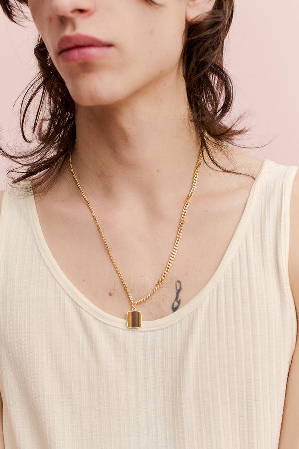 a kind of guise YIN YANG NECKLACE WITH STONE