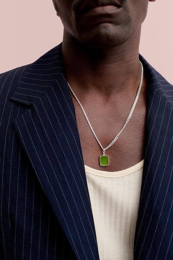 a kind of guise YIN YANG NECKLACE WITH STONE