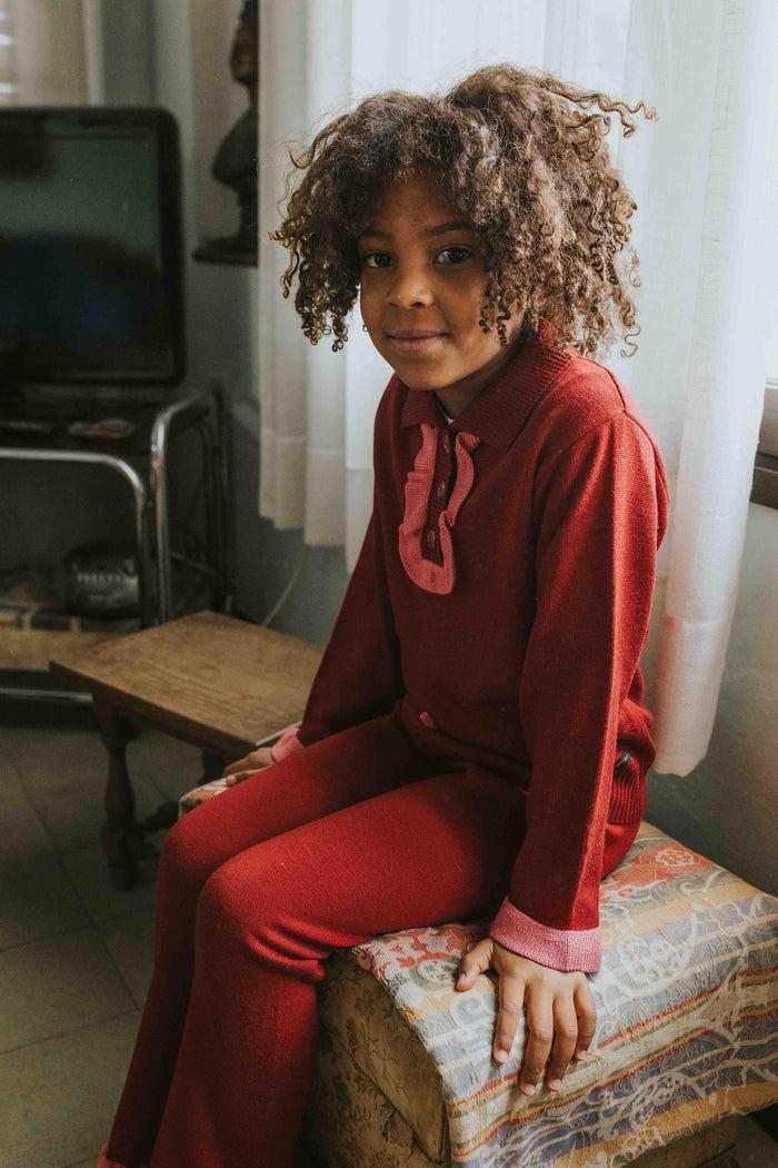 A Monday In Copenhagen Ambina Pants Red Dahlia