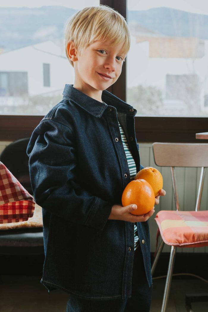 A Monday In Copenhagen Andy Shirt Jacket Dark Blue