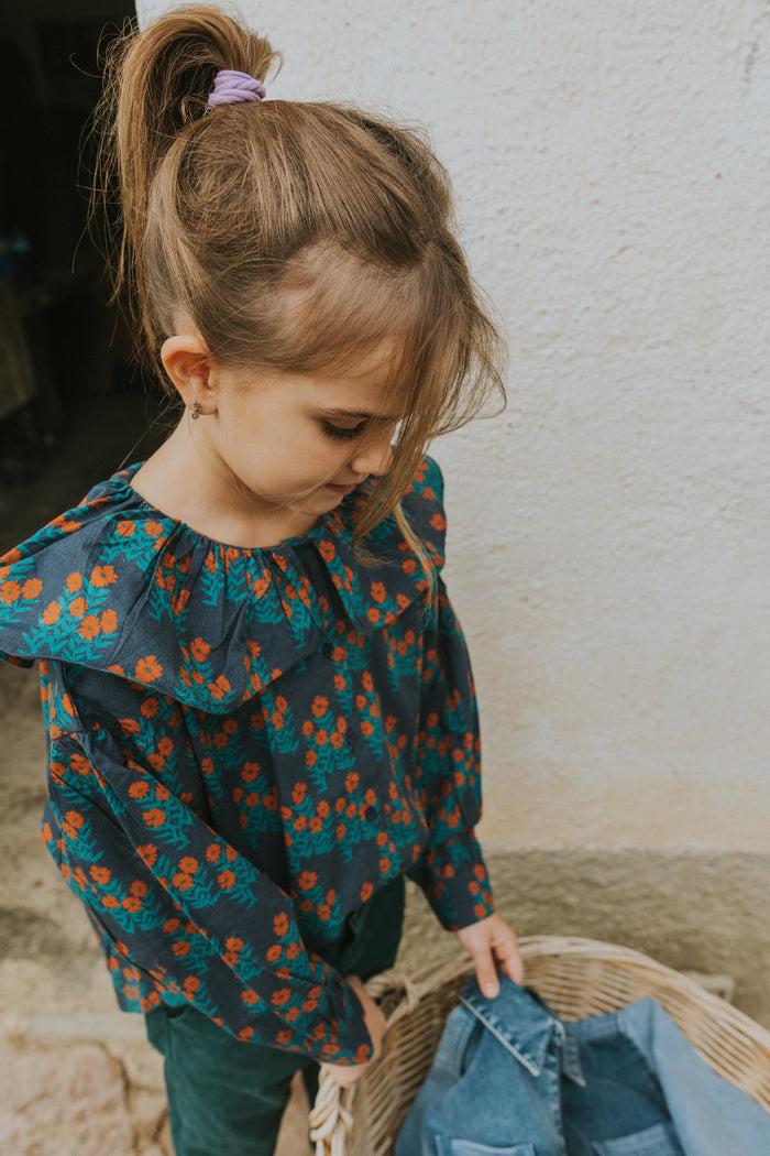 A Monday In Copenhagen Berta Shirt Flower Print