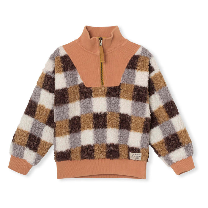 a monday in copenhagen Carlos Zip Blouse Chocolate