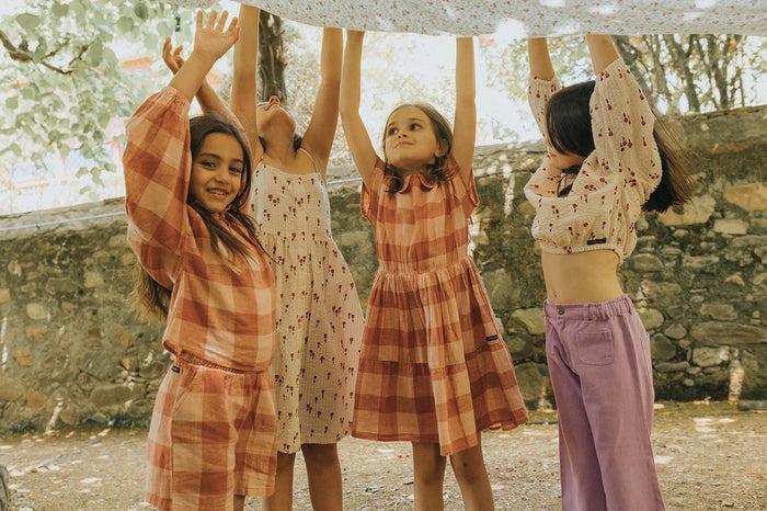 A Monday In Copenhagen Claudia Shorts Moss Check