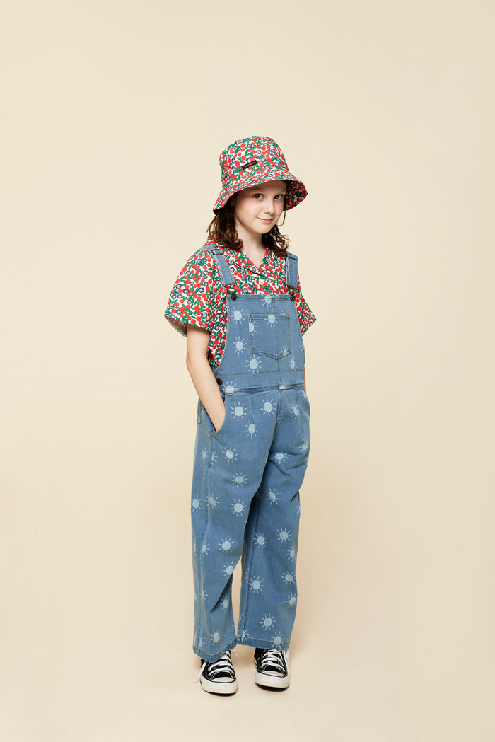 A Monday In Copenhagen Coby Overall Blue Fog