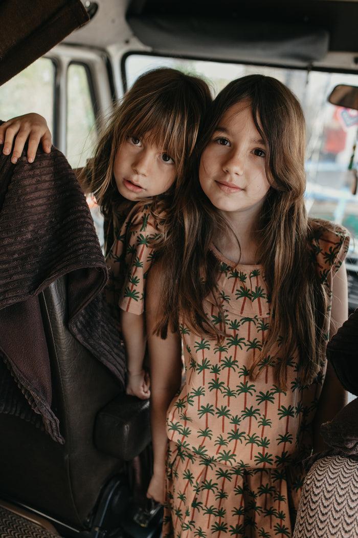 A Monday In Copenhagen Daisy Top Palm Print