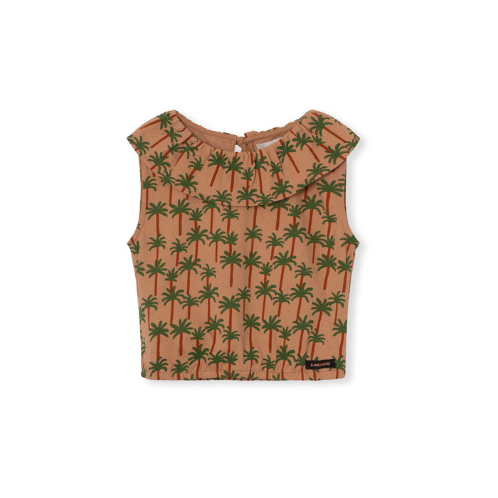 a monday in copenhagen Daisy Top Palm Print