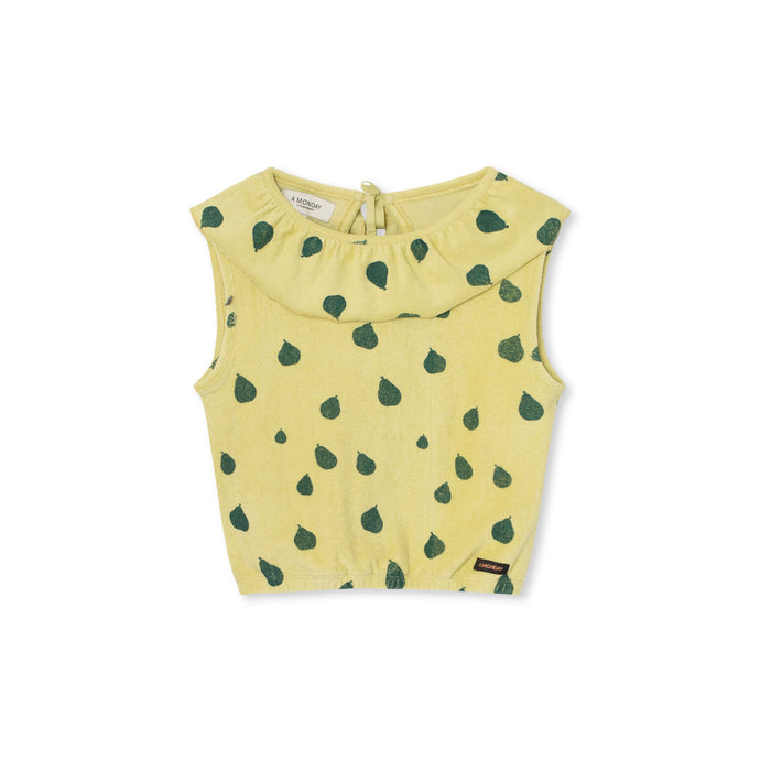 a monday in copenhagen Daisy Top Pear Print